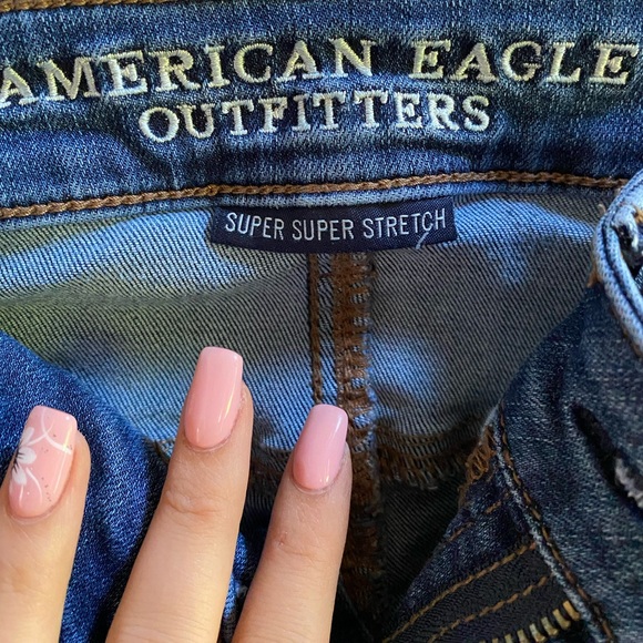 American Eagle Ankle Height Stretchy Jeggings Size 4 - Picture 2 of 4